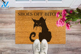 Shoes Of Bic**** Coir Pattern All Over Printing Doormat | Welcome Mat | House Warming Gift
