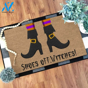 Shoes off Witches! Funny Doormat | Welcome Mat | House Warming Gift