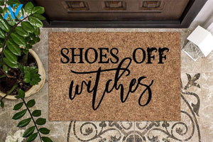 Shoes Off Witches Halloween Doormat | Welcome Mat | House Warming Gift