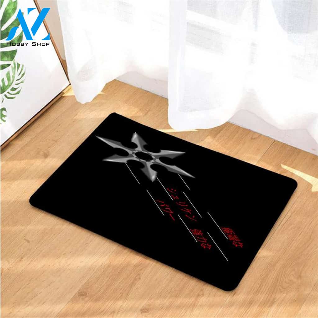 shuriken art japan streetwear doormats
