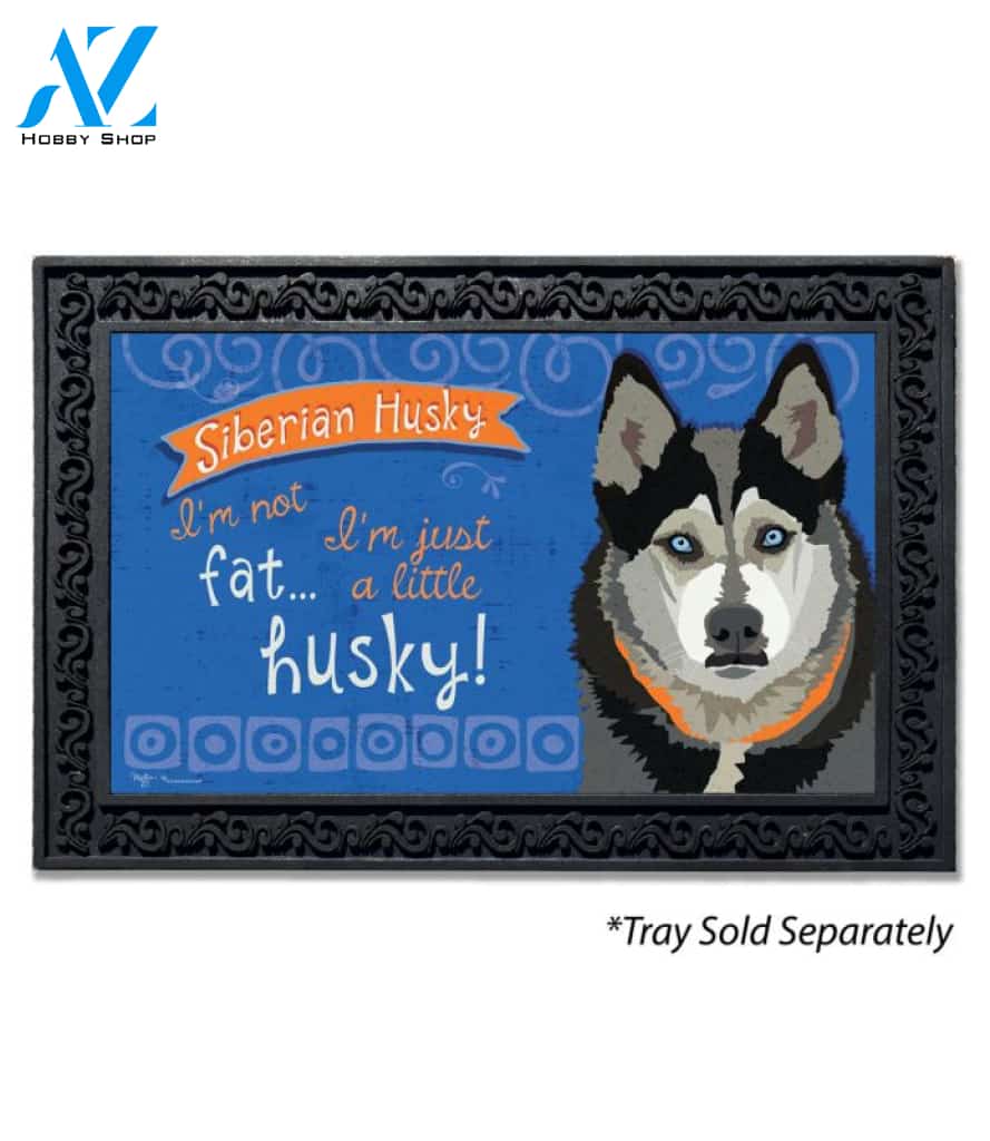 Siberian Husky Doormat - 18" x 30"