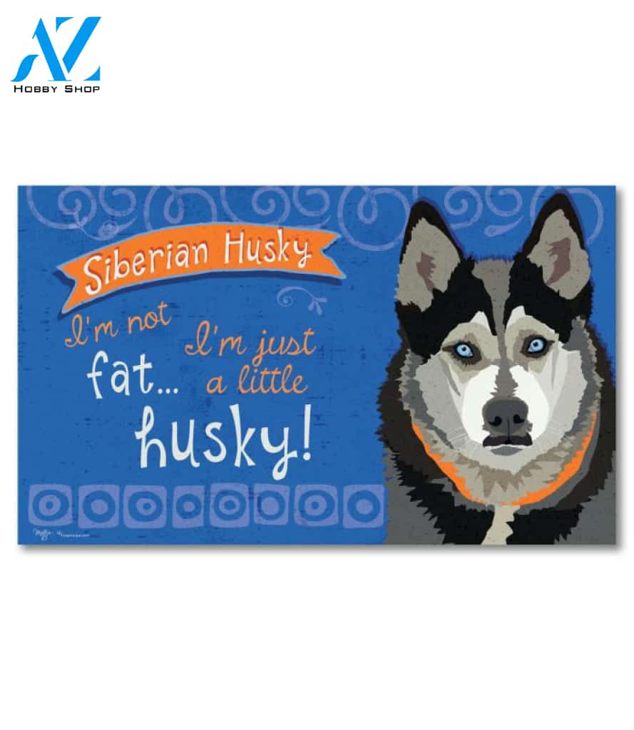 Siberian Husky Doormat - 18" x 30"