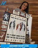 Siberian Husky Love Collection Fleece Blanket, Gift For Husky Dog Lovers Gift For Family Friend Home Decor Bedding Couch Sofa Soft And Comfy Cozy