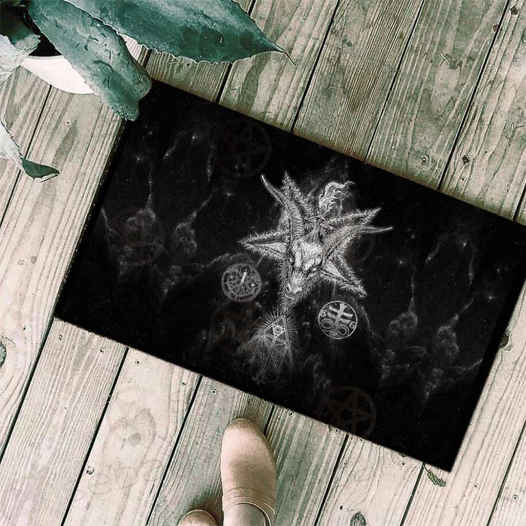Sigil Of Baphomet SED-0043 Door Mat