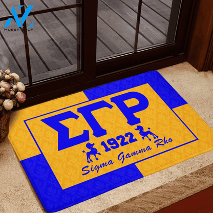 Sigma Gamma Rho Doormat