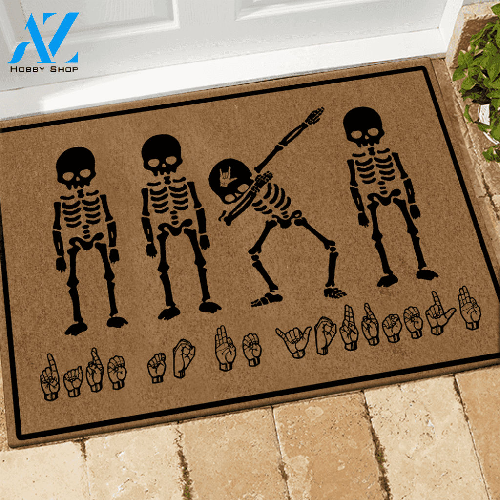 Sign Language Doormat Dare To Be Yourself | Welcome Mat | House Warming Gift