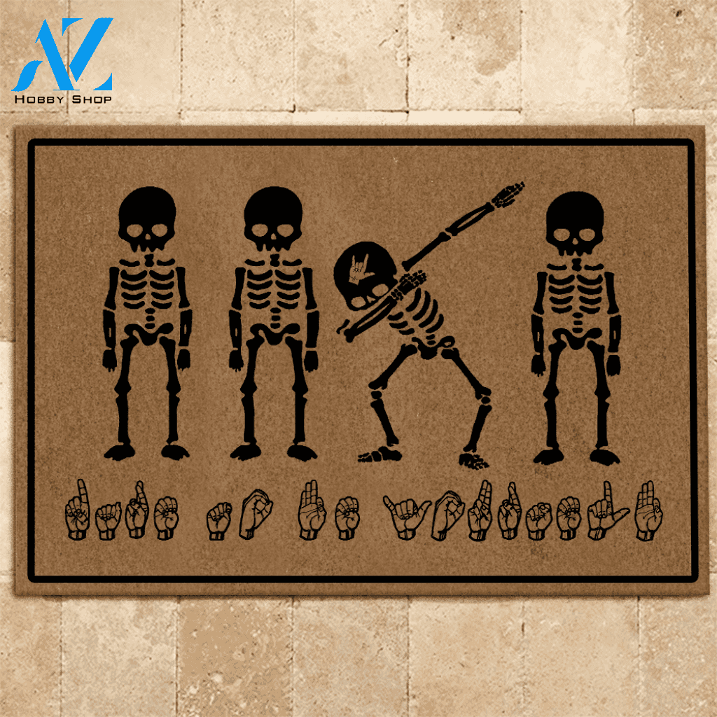 Sign Language Doormat Dare To Be Yourself | Welcome Mat | House Warming Gift