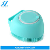 Silicone Dog Bath Massage Gloves Brush Pet Cat Bathroom Cleaning Tool Comb For Can Pour Shampoo