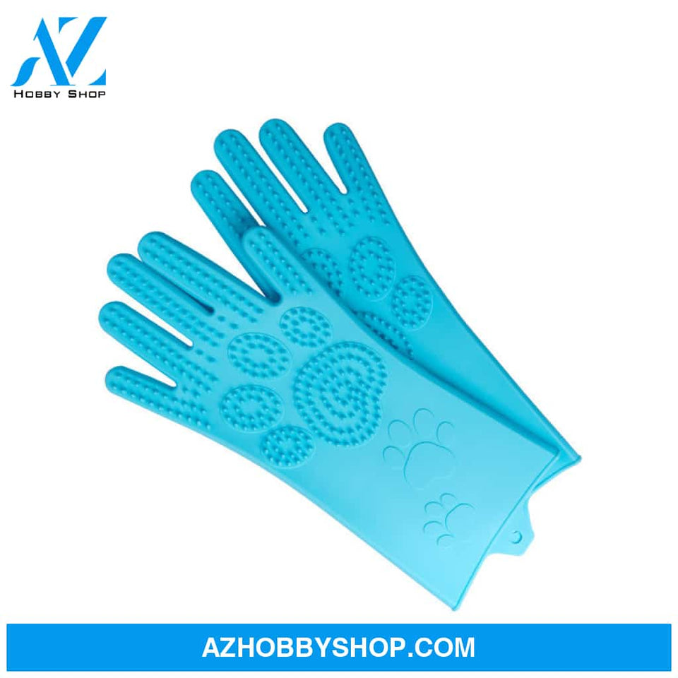 Silicone Heat-Resistant Cleaning Brush Scrubbing Gloves Clawcyan