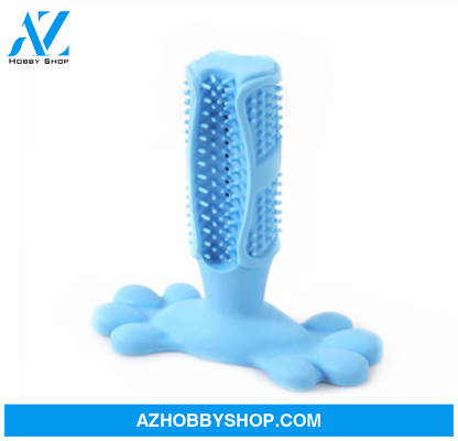 Silicone Pet Toothbrush Dog Tooth Stick Brush M / Specialblue