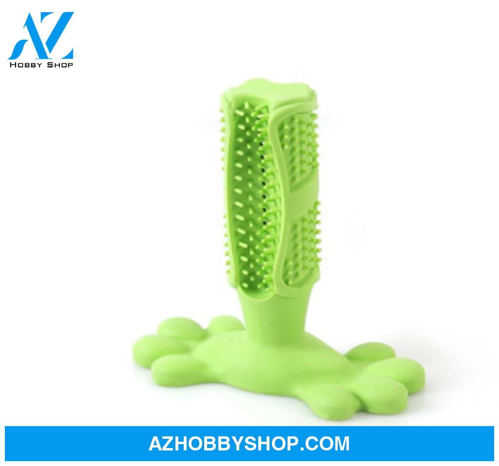 Silicone Pet Toothbrush Dog Tooth Stick Brush M / Specialgreen