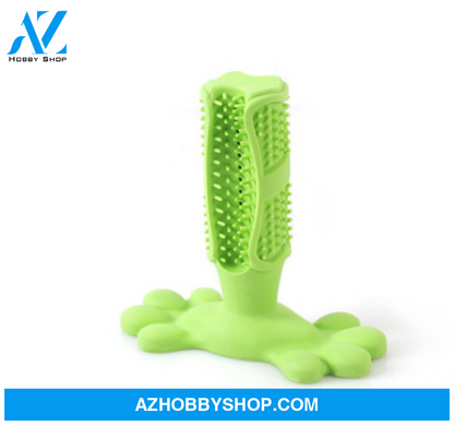 Silicone Pet Toothbrush Dog Tooth Stick Brush M / Specialgreen