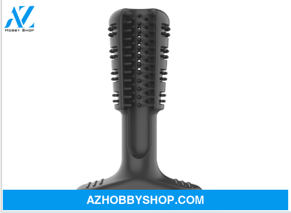 Silicone Pet Toothbrush Dog Tooth Stick Brush S / Black