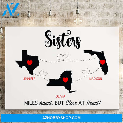 Sister State Premium Canvas