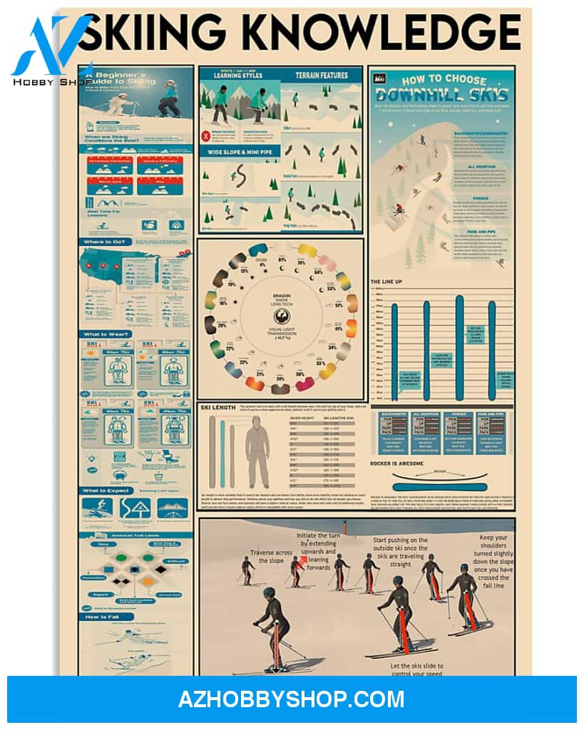 Skiing Knowledge Wall Decor