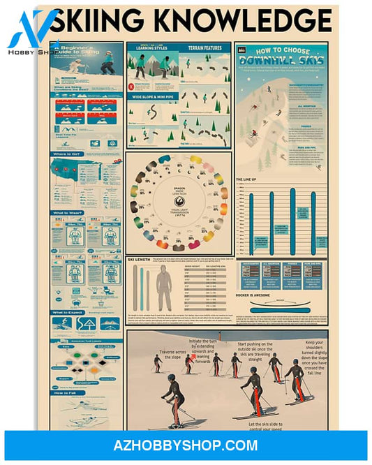 Skiing Knowledge Wall Decor