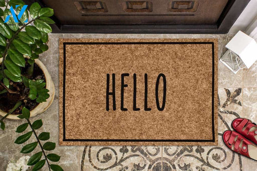 Skinny Text Hello Doormat | Welcome Mat | House Warming Gift
