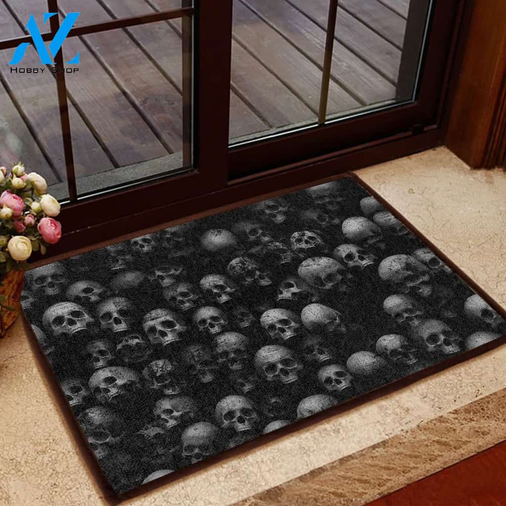 Skull Awesome Welcome Doormat