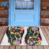 Skull Magic Flower Doormat SK-CG00007-04