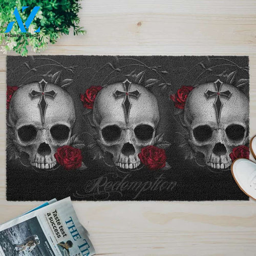 Skull Rose Redemption Doormat SK-CG00051-04