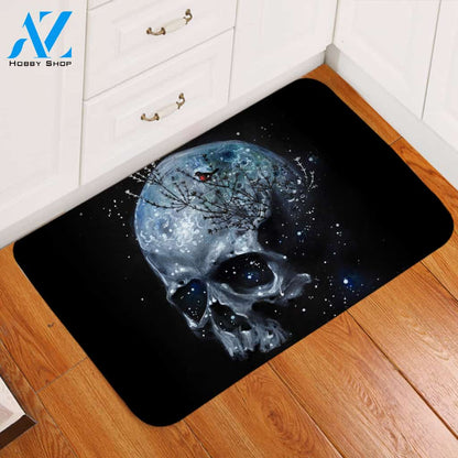 Skull Sprinkle Snow Door Mat