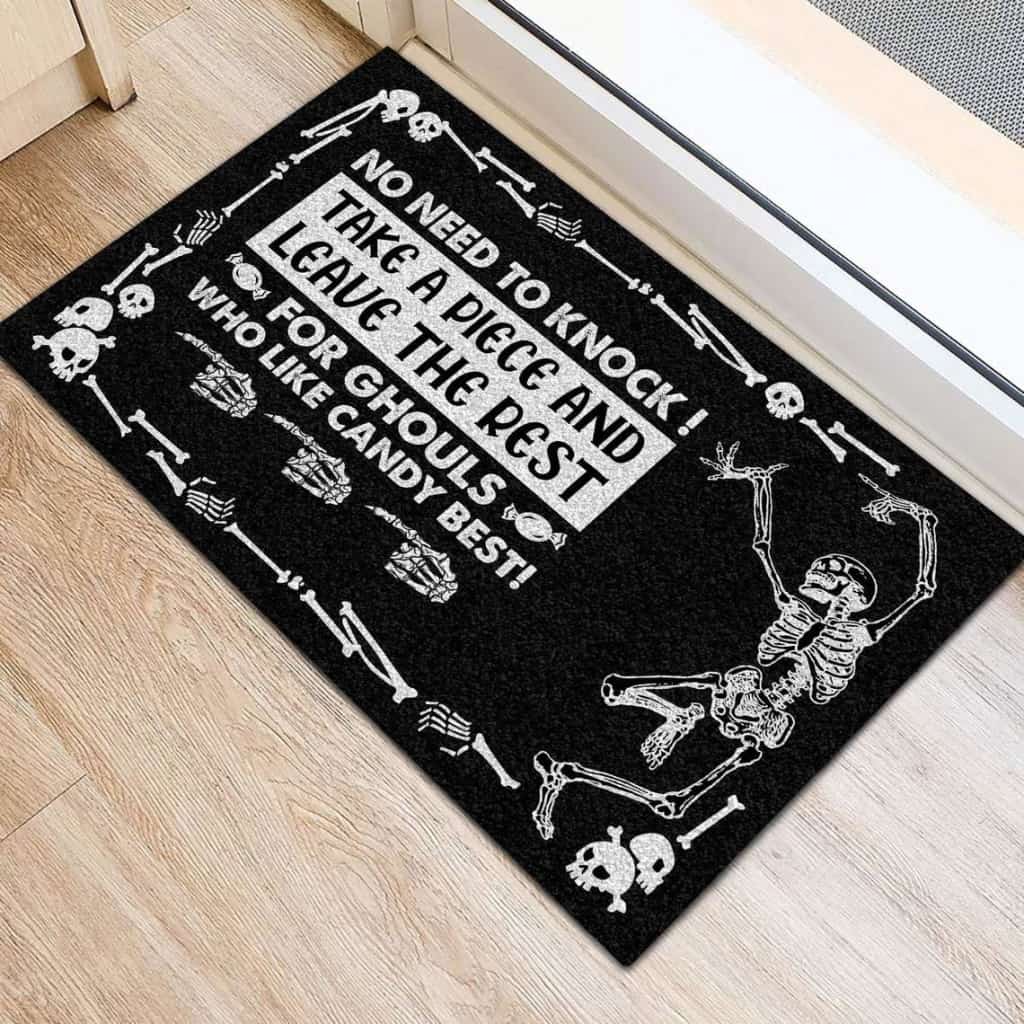 Skull Trick-Or-Treat Halloween Doormat | Best Outdoor Halloween Decoration