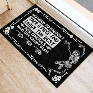 Skull Trick-Or-Treat Halloween Doormat | Best Outdoor Halloween Decoration