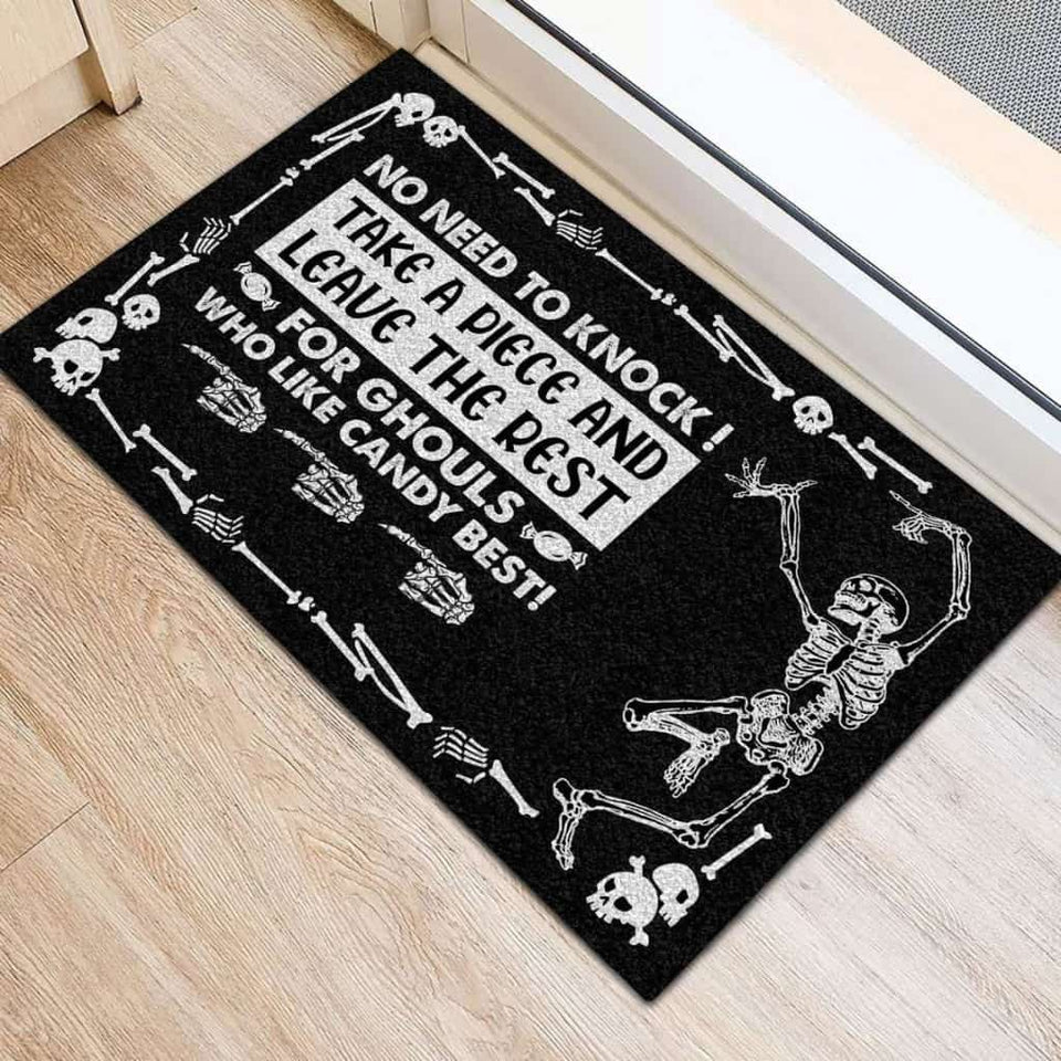 Skull Trick-Or-Treat Halloween Doormat | Best Outdoor Halloween Decoration
