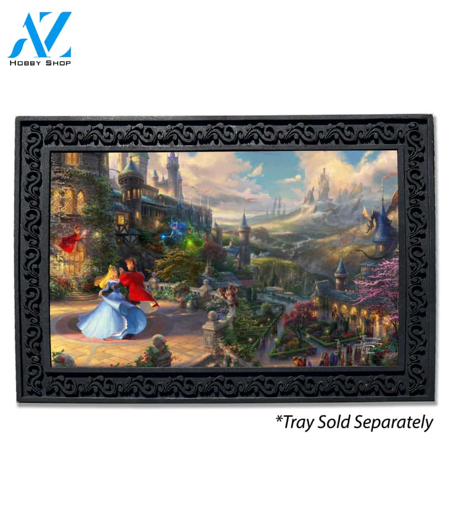 Sleeping Beauty Dancing in the Enchanted Light Doormat - 18" x 30"
