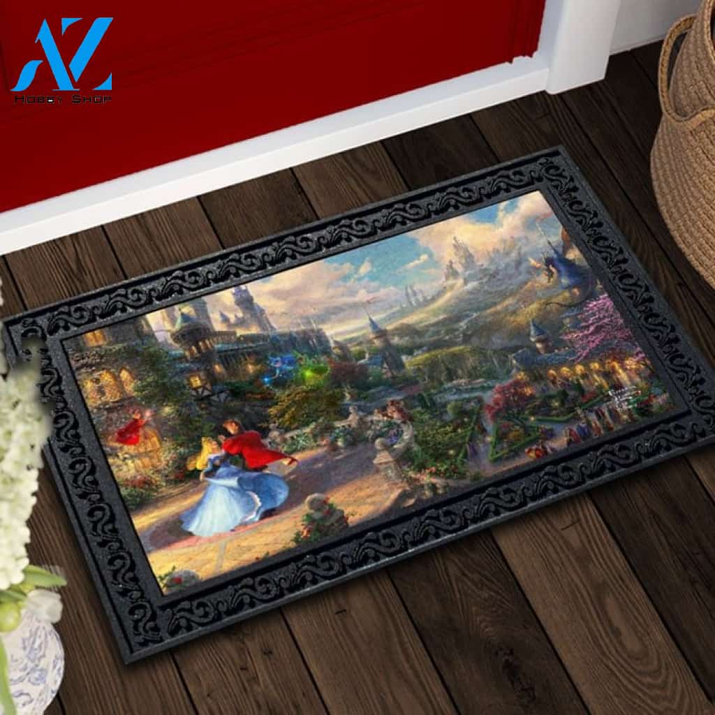 Sleeping Beauty Dancing in the Enchanted Light Doormat - 18" x 30"