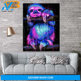Sloth Canvas Prints Wall Art - Matte Canvas