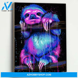 Sloth Canvas Prints Wall Art - Matte Canvas
