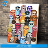 Sloth Canvas Prints Wall Art - Matte Canvas