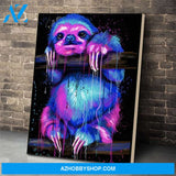 Sloth Canvas Prints Wall Art - Matte Canvas