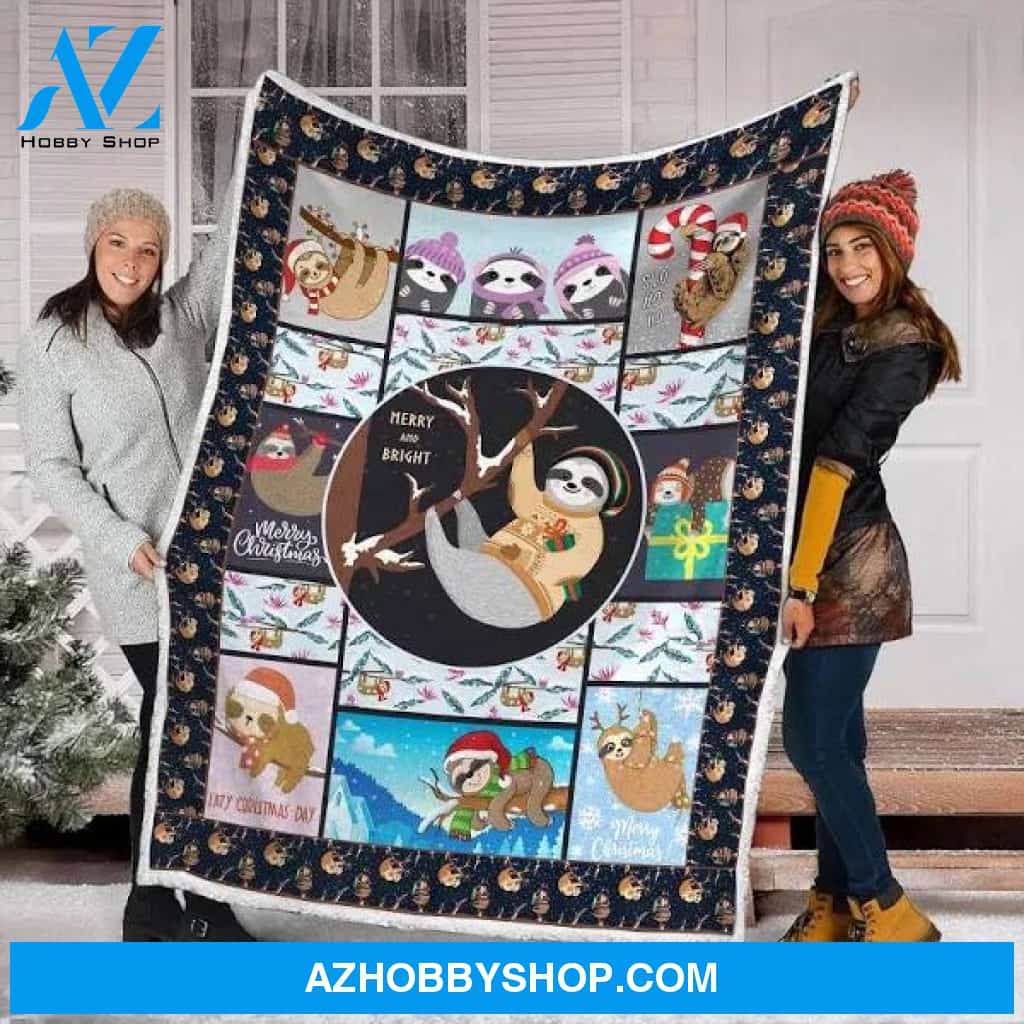 Sloth Fleece Blanket