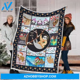 Sloth Fleece Blanket