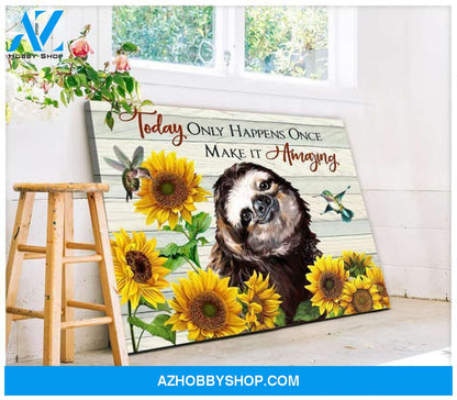 Sloth Make It Amazing Canvas Wall Art
