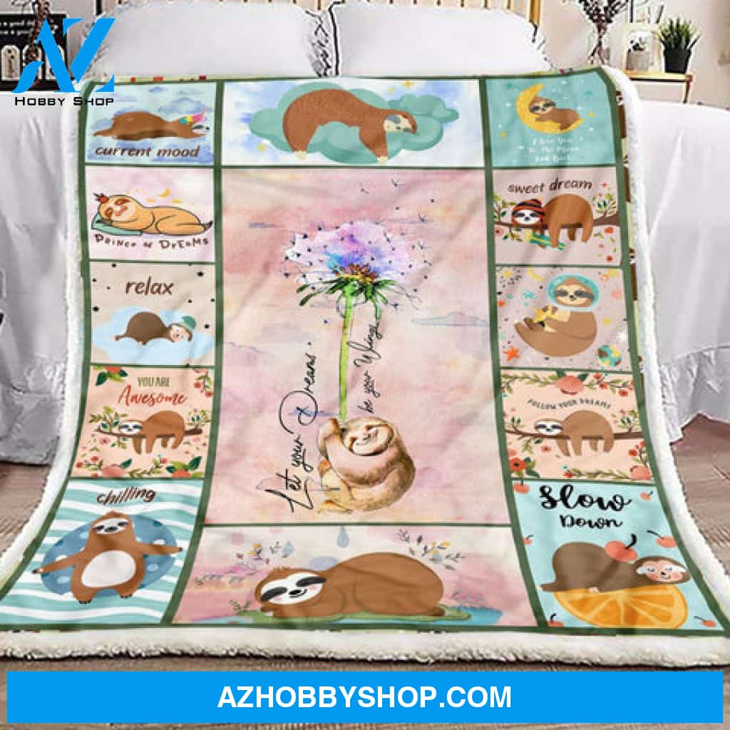 Sloths Blanket, Sloths Dream Relax Chilling, Sloth Lover
