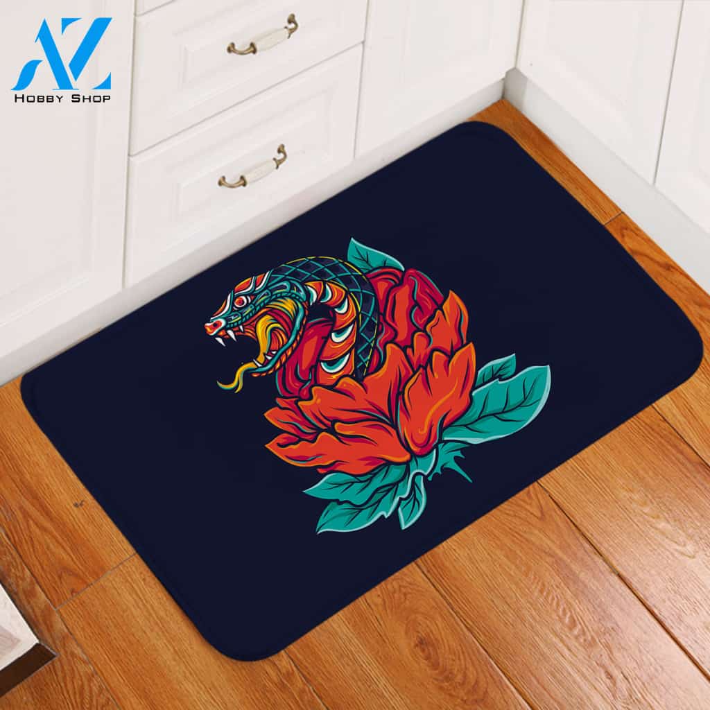 Snake Hideout Door Mat