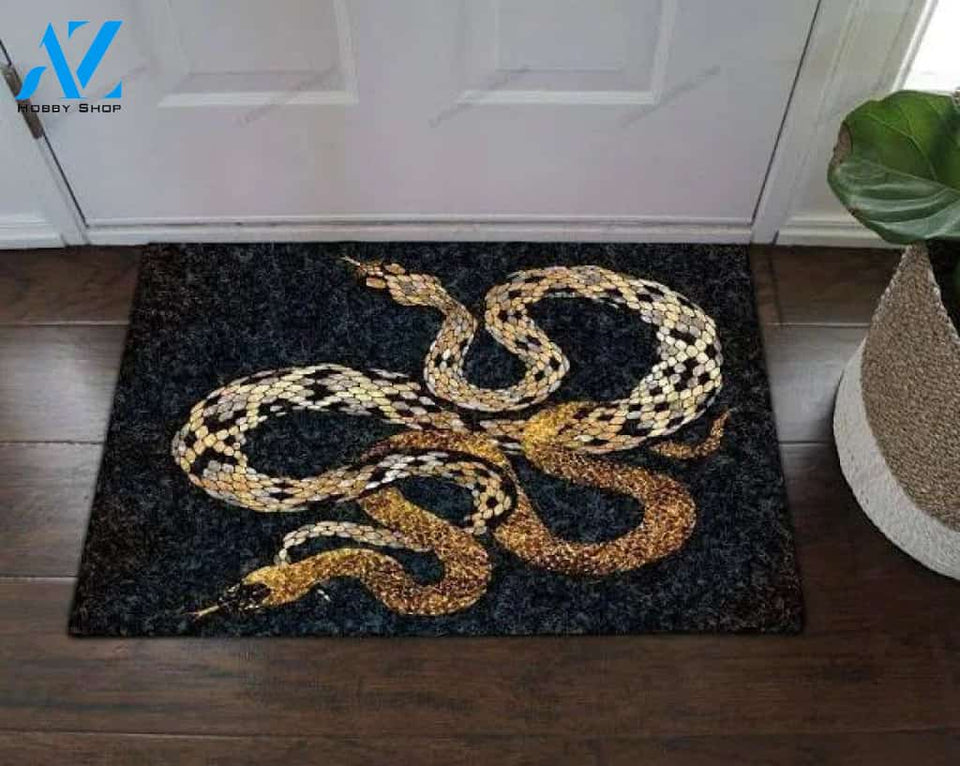 Snake Home Decor Doormat Welcome Mat Doormat Warm House Gift Welcome Mat Gift for Friend Family