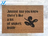 Snakes Inside Doormat 