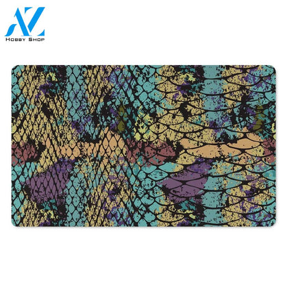 Snakeskin Reptile Door Mat