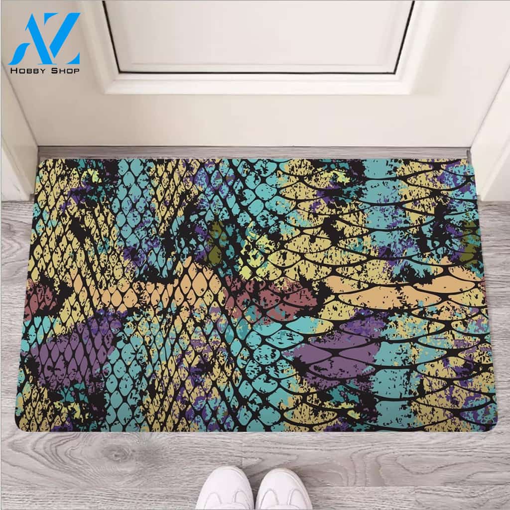 Snakeskin Reptile Door Mat