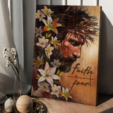 Jesus Faith Over Fair - Matte Canvas