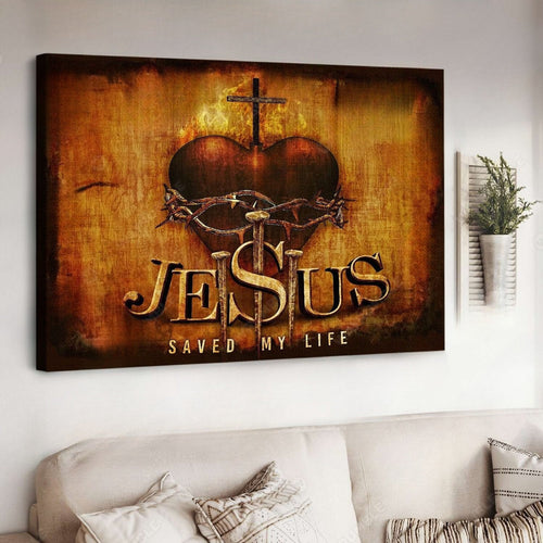 Jesus save my life - Matte Canvas