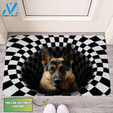 Sneaky German Shepherd Doormat - Welcome Mat - Home Decor - Customized Dog You Want