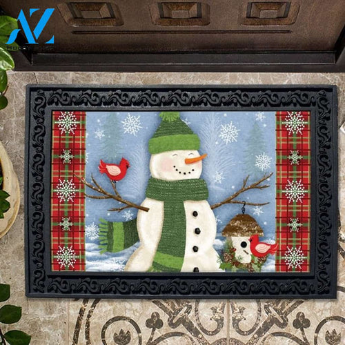 Snowman & Birds Doormat - 18