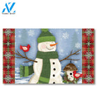 Snowman & Birds Doormat - 18" x 30"