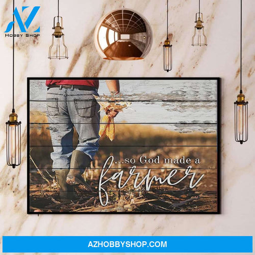 So God Made A Farmer Canvas And Poster, Wall Decor Visual Art