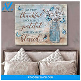 Zalooo So Many Thankful Butterfly 2 Wall Art Canvas